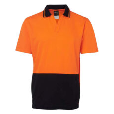 HiVis Short Sleeve Non Button Polo