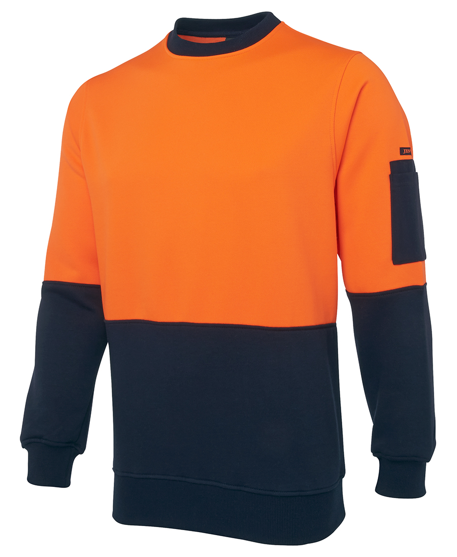 6HVCNON_2_636022793700797432 HiVis Crew Neck Fleecy Jumper