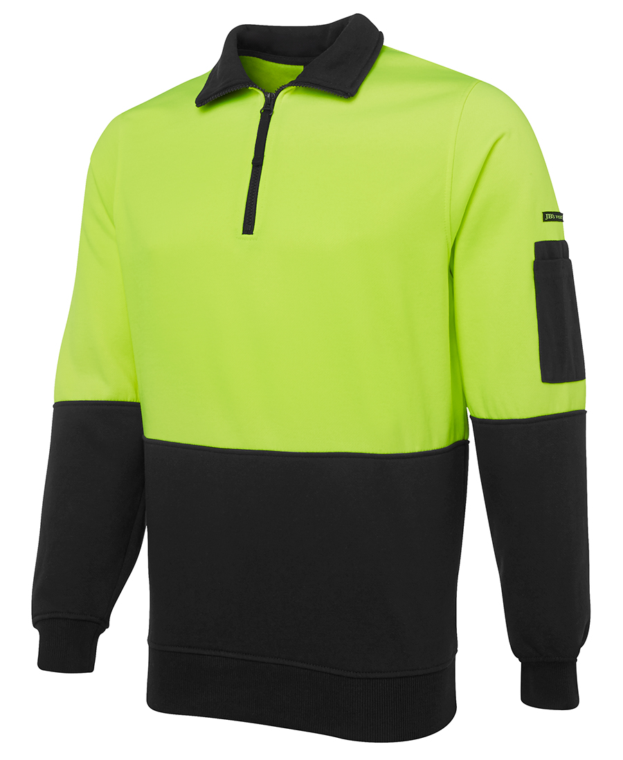 6HVFHEB_2_636022789594521129 HiVis Zip Fleecy Sweater