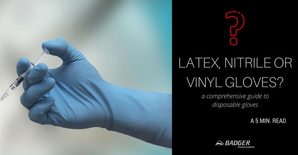 LATEX VS NITRILE VS VINYL GLOVES