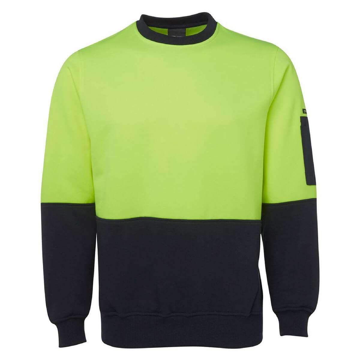 CSJ013 CREW NECK JUMPER HiVis Crew Neck Fleecy Jumper
